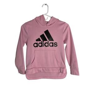 Adidas Girls' Medium (M) Pink Pullover Hoodie